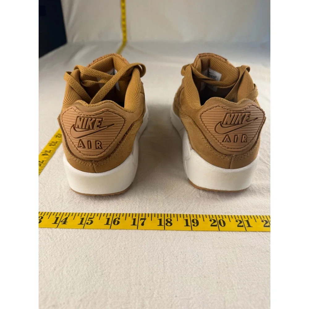 Nike Air Max 90 Sneakers 7Y 8.5-Women 7-Men Tan HF6358-200 Wheat Preppy Casual